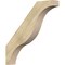 Ekena Millwork 6"W x 40"D x 40"H Funston Rough Sawn Knee Brace, Douglas Fir BRC06X40X40FST00RDF - alternate 1